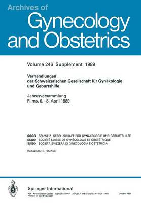 Verhandlungen der Schweizerischen Gesellschaft für Gynäkologie und Geburtshilfe