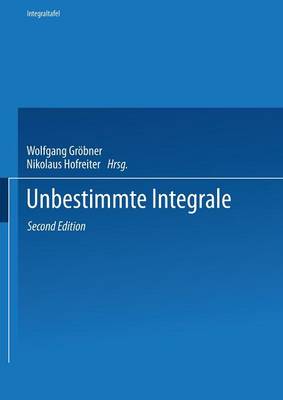 Unbestimmte Integrale