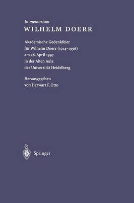 In memoriam WILHELM DOERR