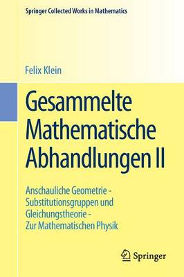 Gesammelte Mathematische Abhandlungen II