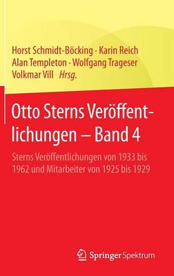Otto Sterns Veröffentlichungen – Band 4
