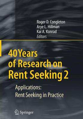 40 Years of Research on Rent Seeking 2