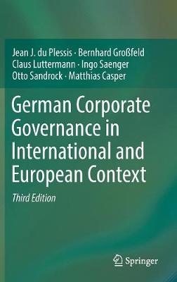 German Corporate Governance in International and European Context