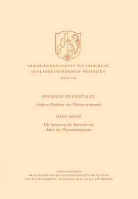 Moderne Probleme der Pflanzensystematik
