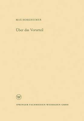 UEber das Vorurteil