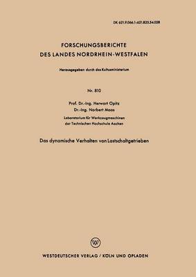 Das dynamische Verhalten von Lastschaltgetrieben