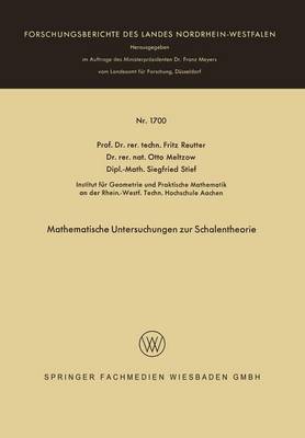 Mathematische Untersuchungen zur Schalentheorie