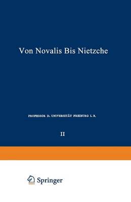 Die Deutschen Lyriker von Luther bis Nietzsche
