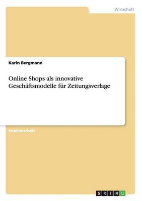 Online Shops ALS Innovative Gesch ftsmodelle F r Zeitungsverlage