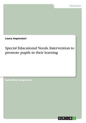 Special Educational Needs. Intervention to Promote Pupils in Their Learning