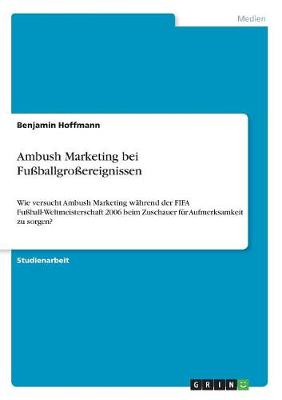 Ambush Marketing Bei Fu ballgro ereignissen
