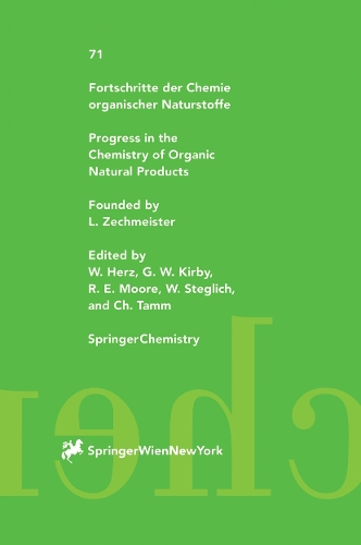 Fortschritte der Chemie organischer Naturstoffe / Progress in the Chemistry of Organic Natural Products