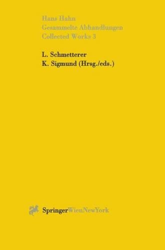 Gesammelte Abhandlungen III - Collected Works III