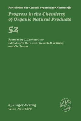 Fortschritte der Chemie organischer Naturstoffe / Progress in the Chemistry of Organic Natural Products