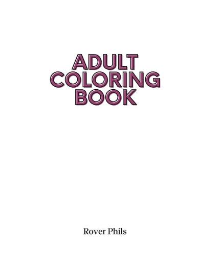 Adult Coloring Book