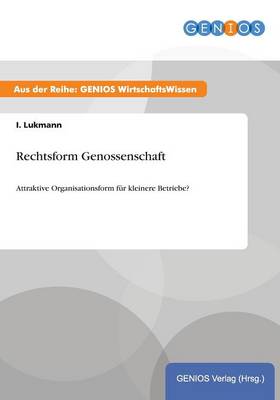 Rechtsform Genossenschaft