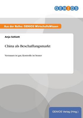 China als Beschaffungsmarkt