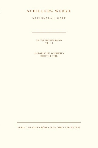 Schillers Werke. Nationalausgabe