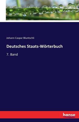 Deutsches Staats-W rterbuch
