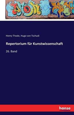 Repertorium F r Kunstwissenschaft