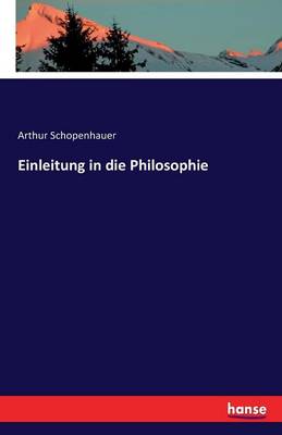 Einleitung in Die Philosophie
