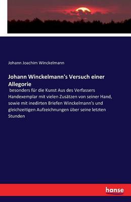 Johann Winckelmann's Versuch Einer Allegorie