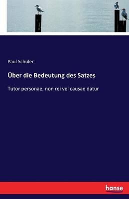 ber Die Bedeutung Des Satzes