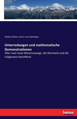 Unterredungen Und Mathematische Demonstrationen