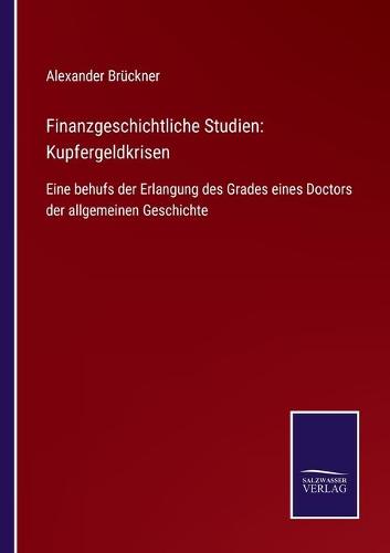 Finanzgeschichtliche Studien
