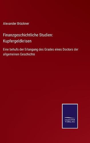 Finanzgeschichtliche Studien