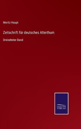 Zeitschrift für deutsches Alterthum