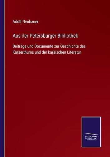 Aus der Petersburger Bibliothek