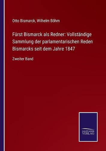 Fürst Bismarck als Redner