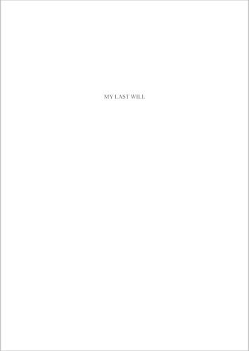 My Last Will