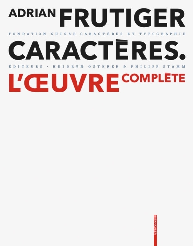 Adrian Frutiger – Caractères
