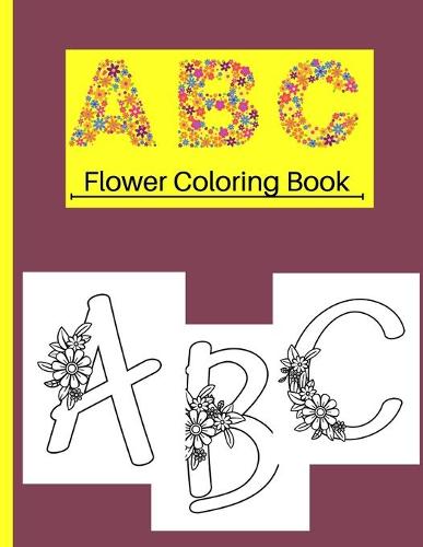 ABC Flower Coloring Book