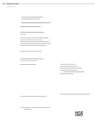 Books to Do (German edition)