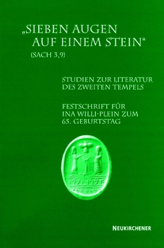 Sieben Augen auf einem Stein (Sach 3,9)