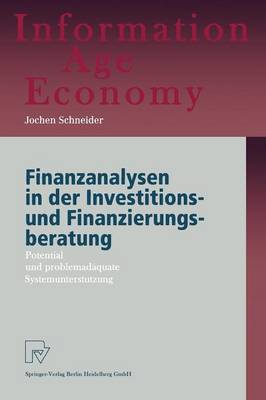 Finanzanalysen in der Investitions- und Finanzierungsberatung