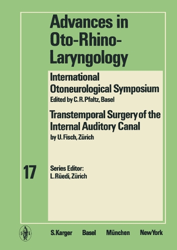 Transtemporal Surgery of the Internal Auditory Canal