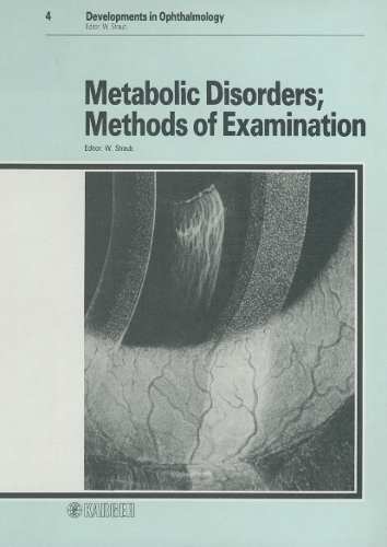Metabolic Disorders: Methods of Examination