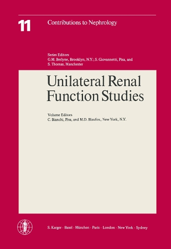 Unilateral Renal Function Studies
