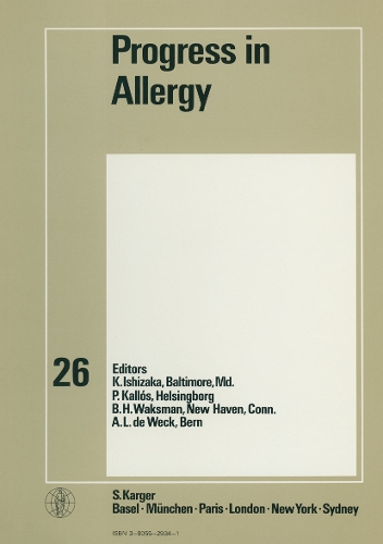 Progress in Allergy Vol. 26