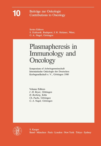 Plasmapheresis in Immunology and Oncology