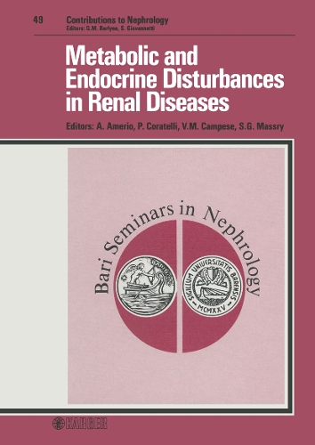Metabolic and Endocrine Disturbances in Renal Diseases