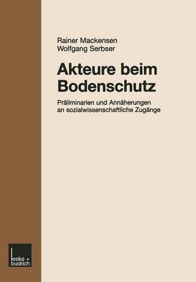 Akteure beim Bodenschutz