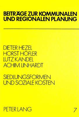 Siedlungsformen Und Soziale Kosten