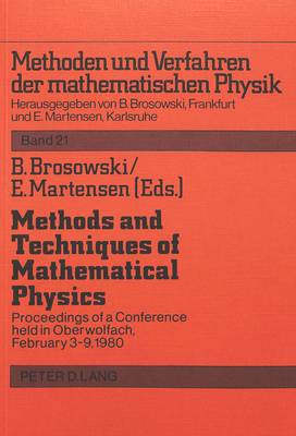 Methods and Techniques of Mathematical Physics