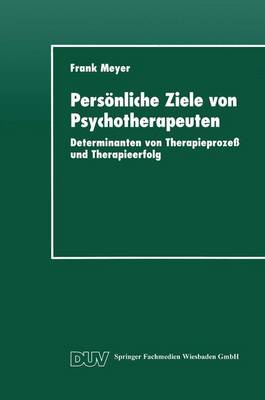 Persoenliche Ziele von Psychotherapeuten
