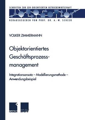 Objektorientiertes Geschaftsprozessmanagement
